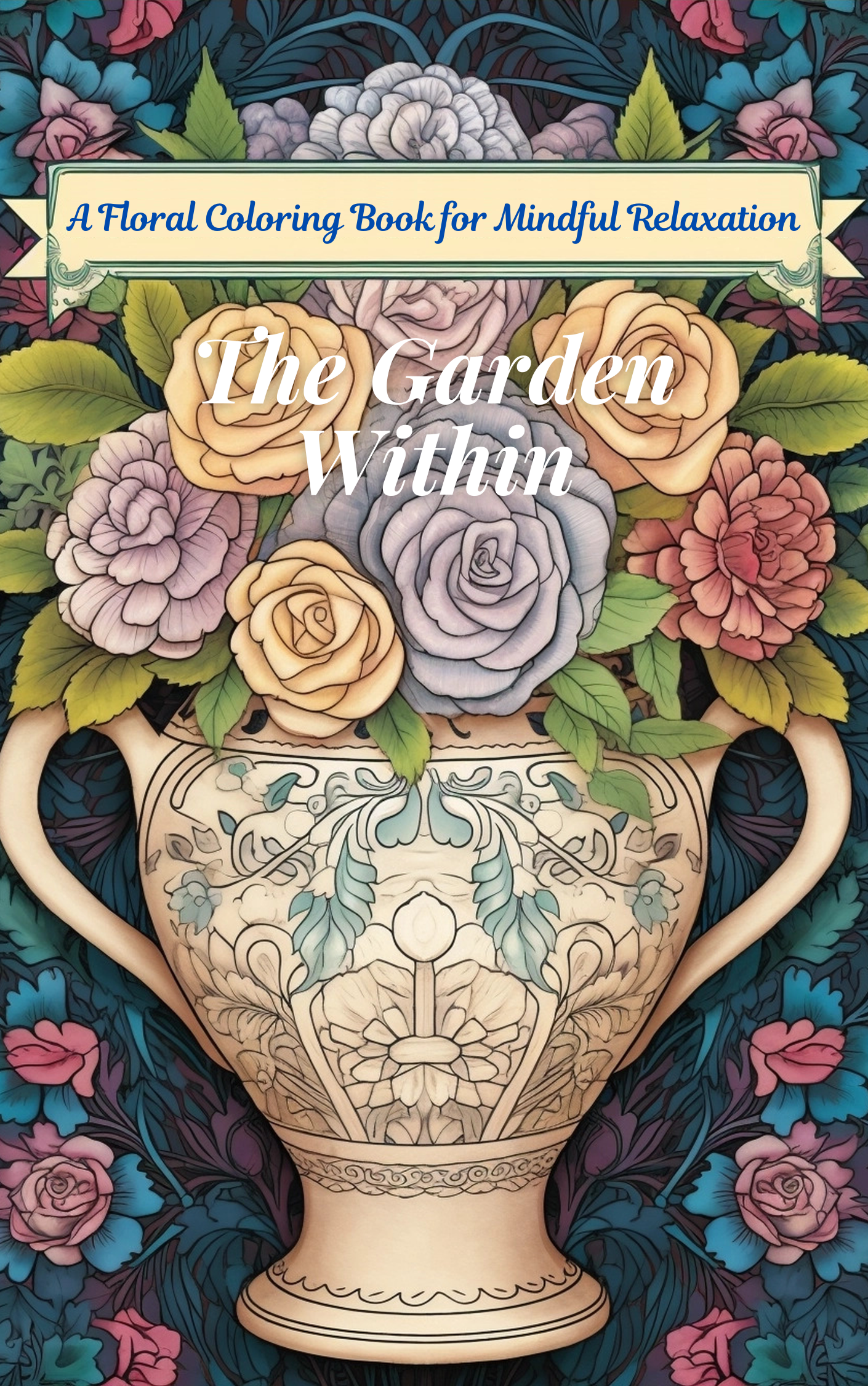 The Garden Within A Floral Coloring Book for Mindful Relaxation